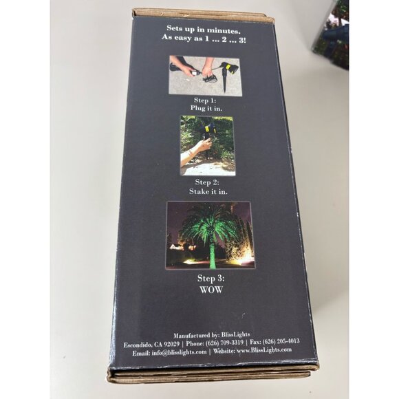 BlissLights Outdoor Spright STATIC Firefly Pool Laser Light w/ Timer RED NEW - Picture 3 of 5